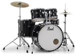 Pearl Roadshow Complete 5 Piece Drum Set Black